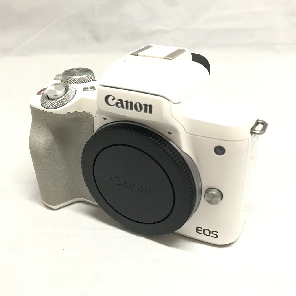 激安通販の - Canon eoskissM 汚れ傷ほぼ無し 中古品 ミラーレス一眼 