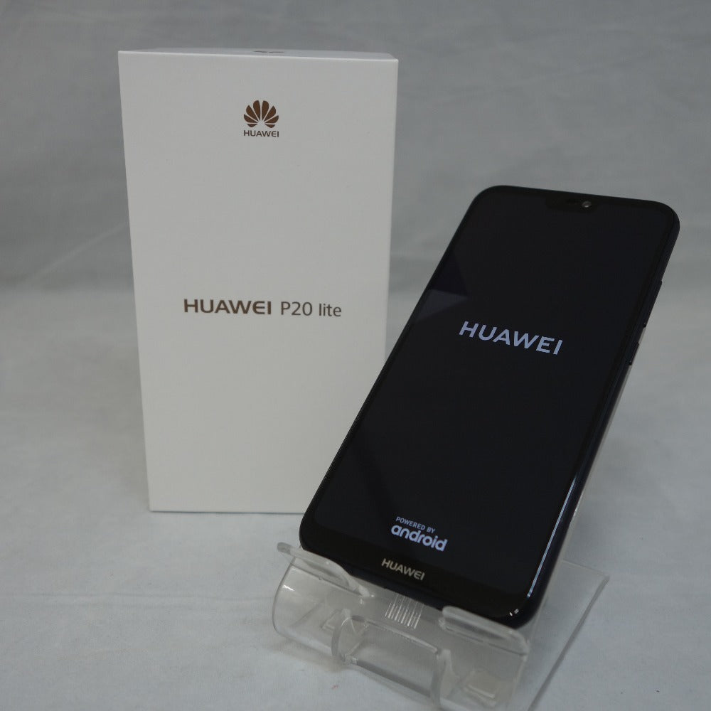 HUAWEI P20 Lite ミッドナイトブラック 32 GB SIMフリースマートフォン/携帯電話