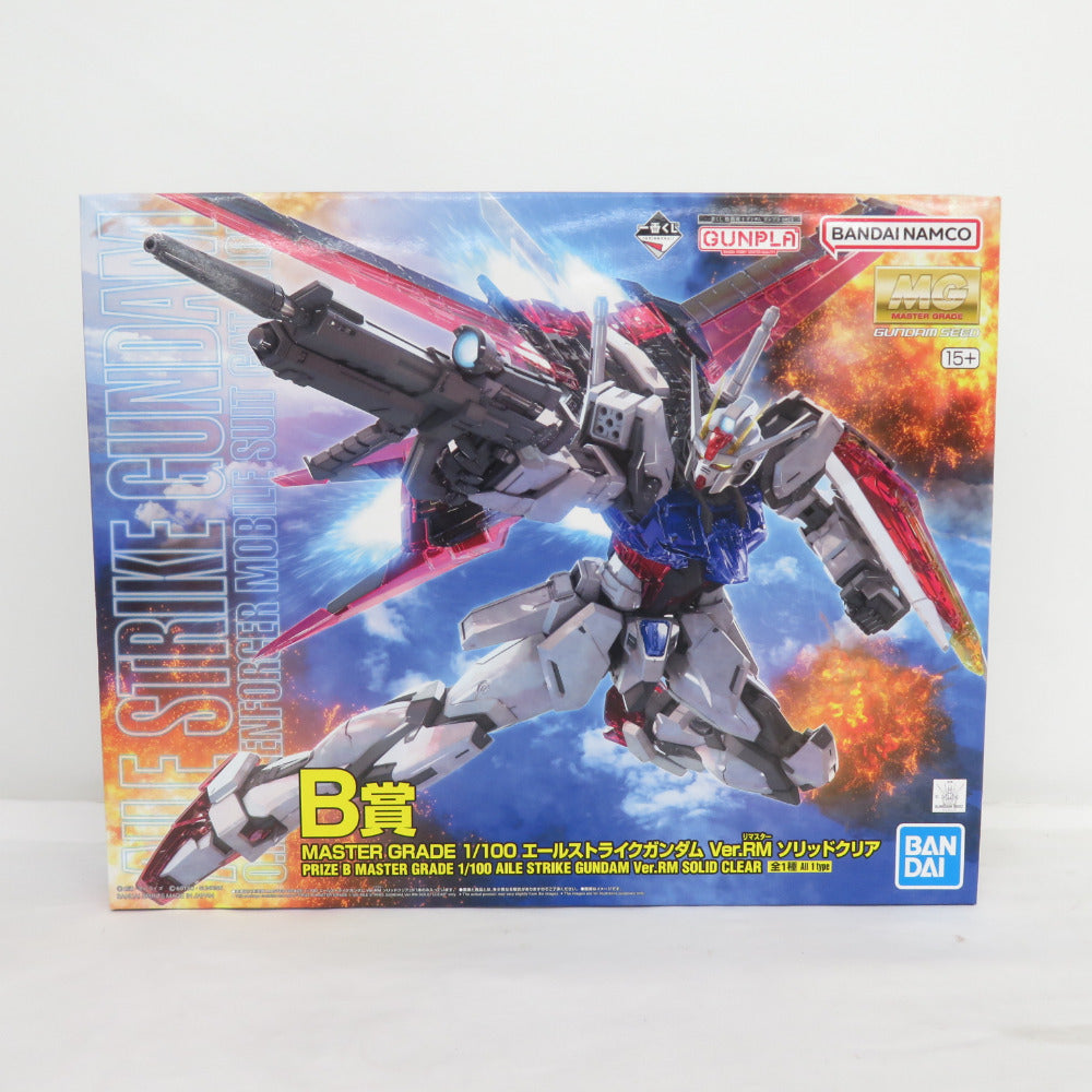 B賞 MG 1/100 エールストライクガンダム Ver.RM ソリッドクリア BANDAI 