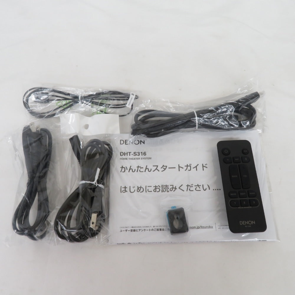 DENON デノン オーディオ機器 サウンドバー ホームシアターシステム DHT-S316 Bluetooth対応 美品
