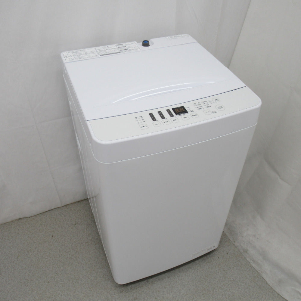 アマダナ 2022年製 全自動洗濯機 5.5kg AT-WM5511-WH ホワイト/白色 