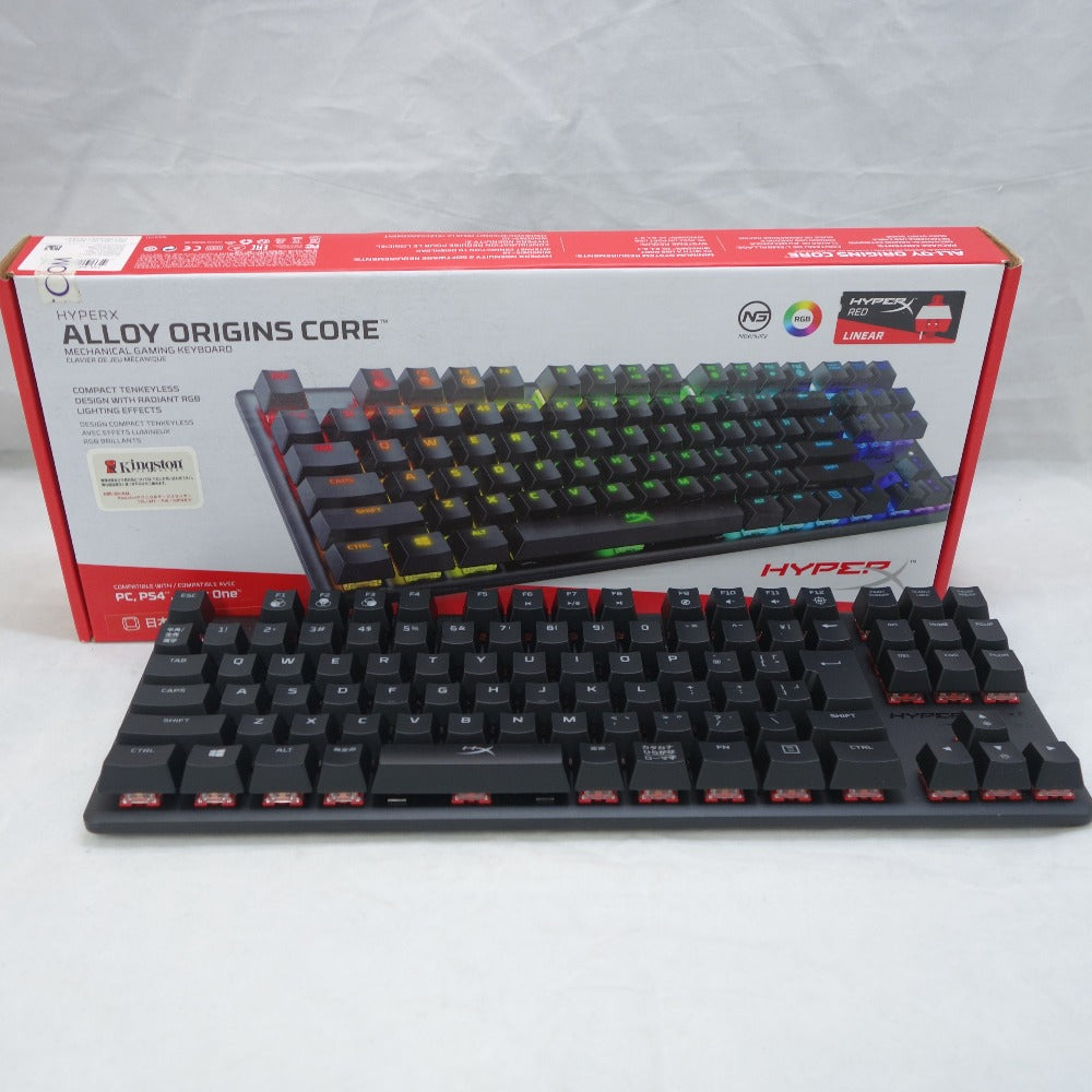 HyperX ゲーミングキーボード Alloy Origins Core 赤軸 HX-KB7RDX-JP ゲーム周辺機器 ｜コンプオフ プラス –  コンプオフプラス 公式ショップ