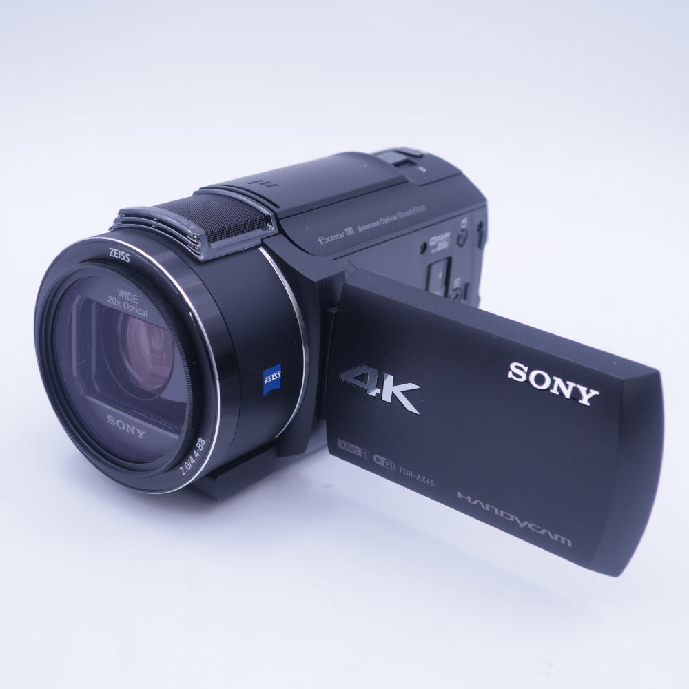 ソニー FDR-AX45A B 4Kビデオカメラ Handycam ブラック ファッションなデザイン - カメラ・ビデオカメラ・光学機器