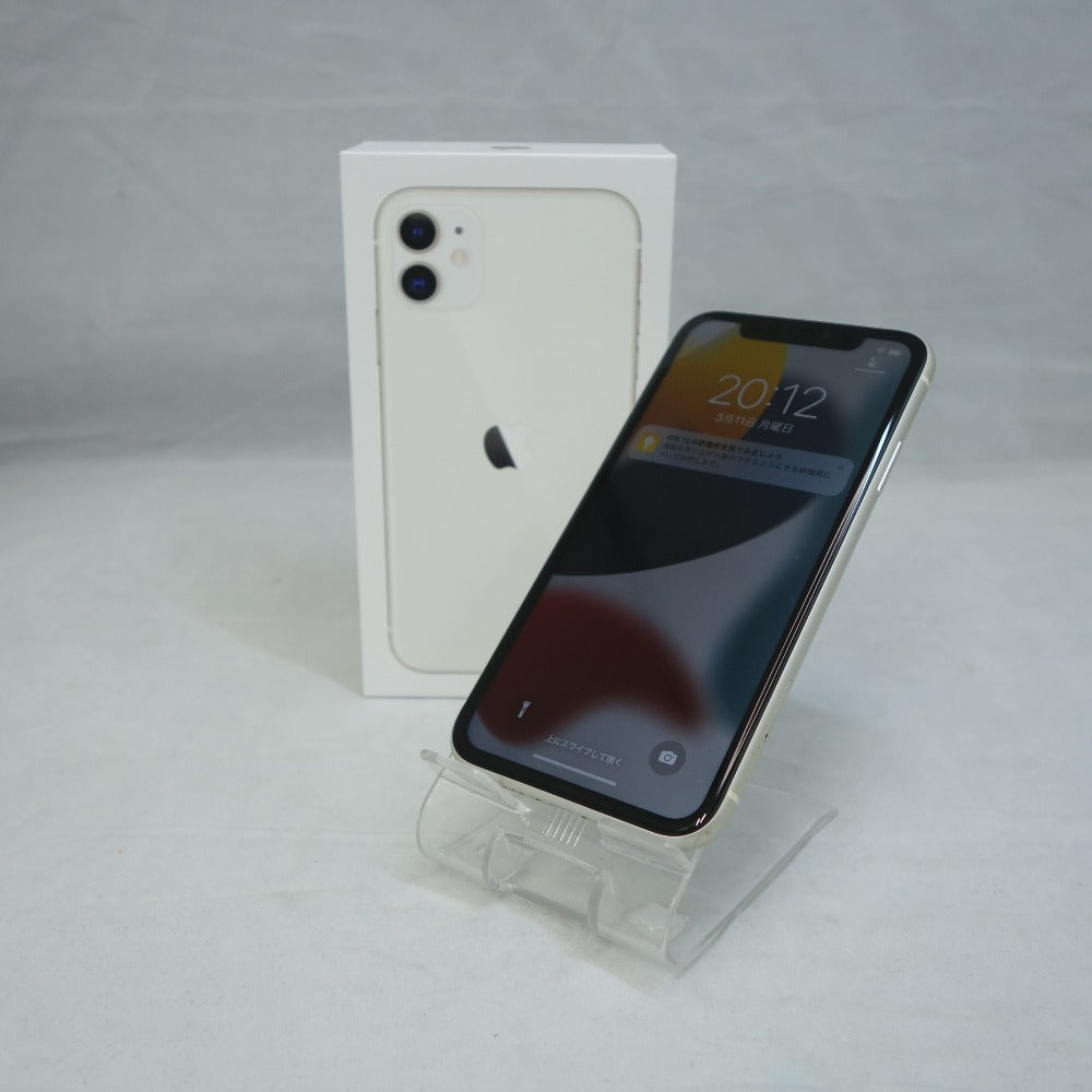 日本製通販iPhone11 64GB au ホワイト MWLU2J/A A2221 スマートフォン 携帯電話 エーユー バッテリー最大容量86% ネットワーク利用制限◯ iPhone