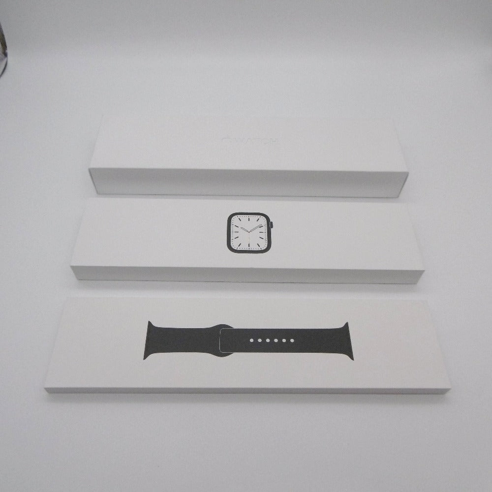 Apple Watch (アップルウォッチ) その他家電 未使用品 Apple Watch Series 7（GPSモデル）MKN53J/A  ミッドナイトアルミニウム ミッドナイトスポーツバンド 未使用品