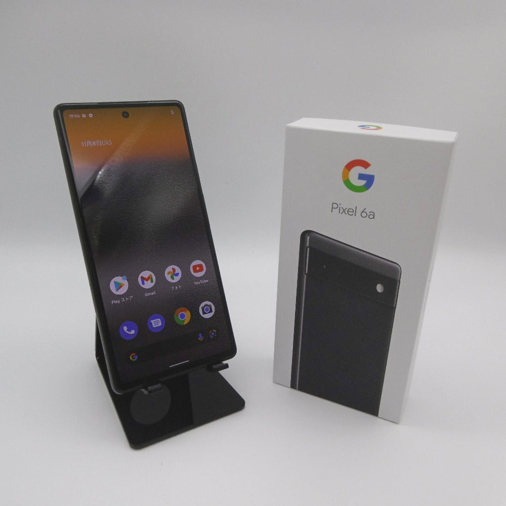 Google Pixel (グーグルピクセル) Androidスマホ Google Pixel 6a 128GB チャコール ソフトバンク 判定〇 美品