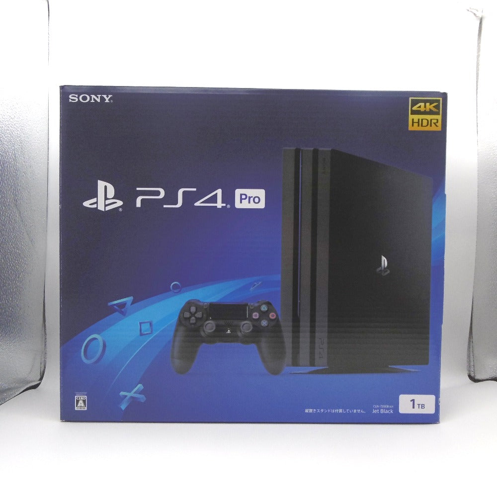 PlayStation (ソニー プレイステーション) ゲームハード SONY プレイステーション4 PS4 Pro CUH-7200BB01 1TB  ジェット・ブラック CUH-7200BB01