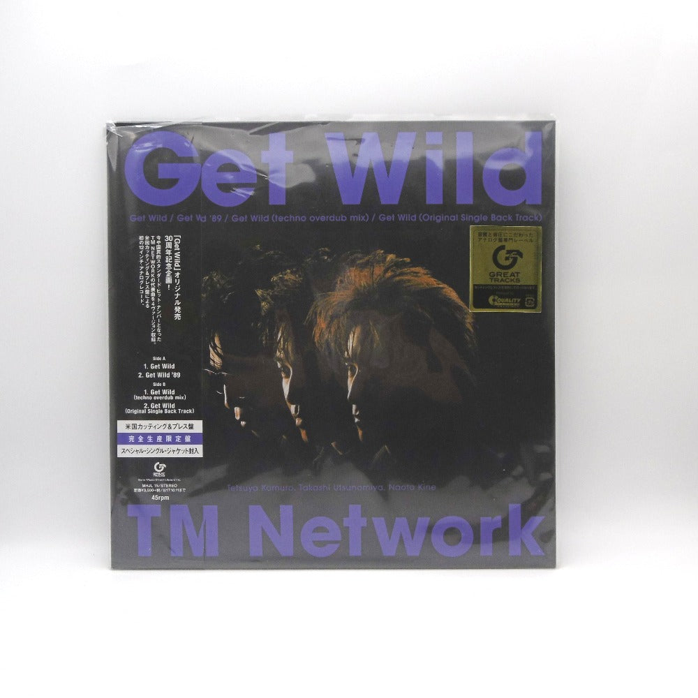 LP TM NETWORK Get Wild 完全生産限定盤 アナログ盤 レコード 