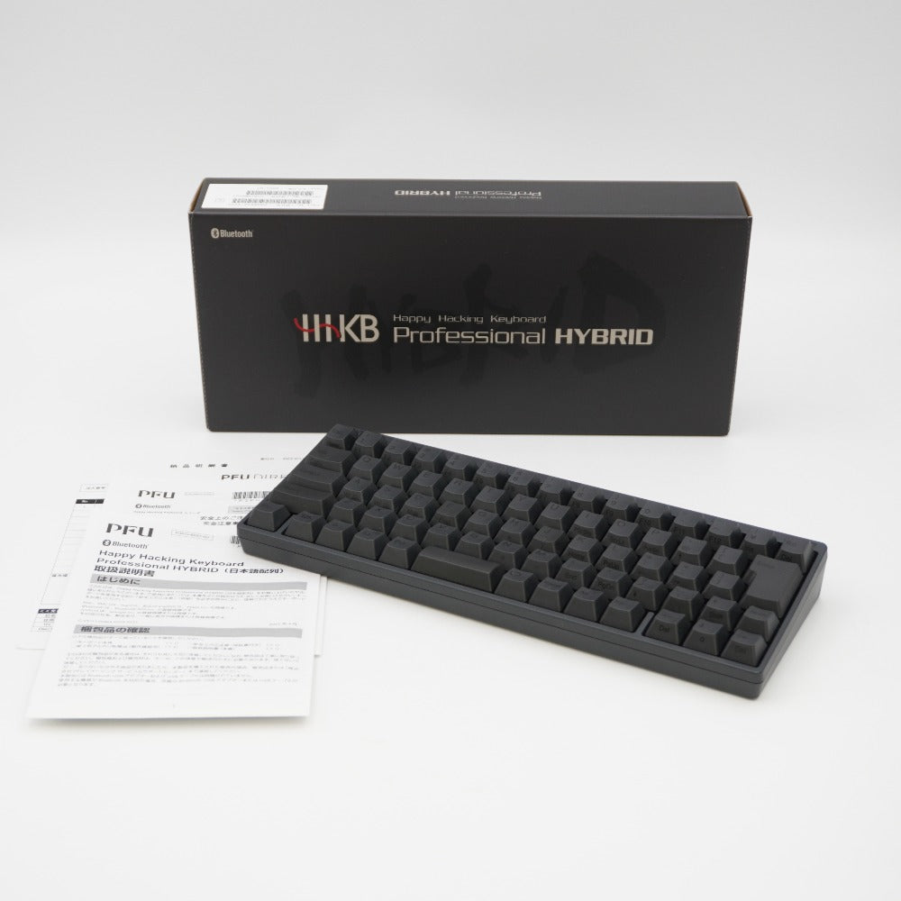 HHKB Professional HYBRID Type-S 英語配列 墨 PD-KB800BS Bluetooth ...