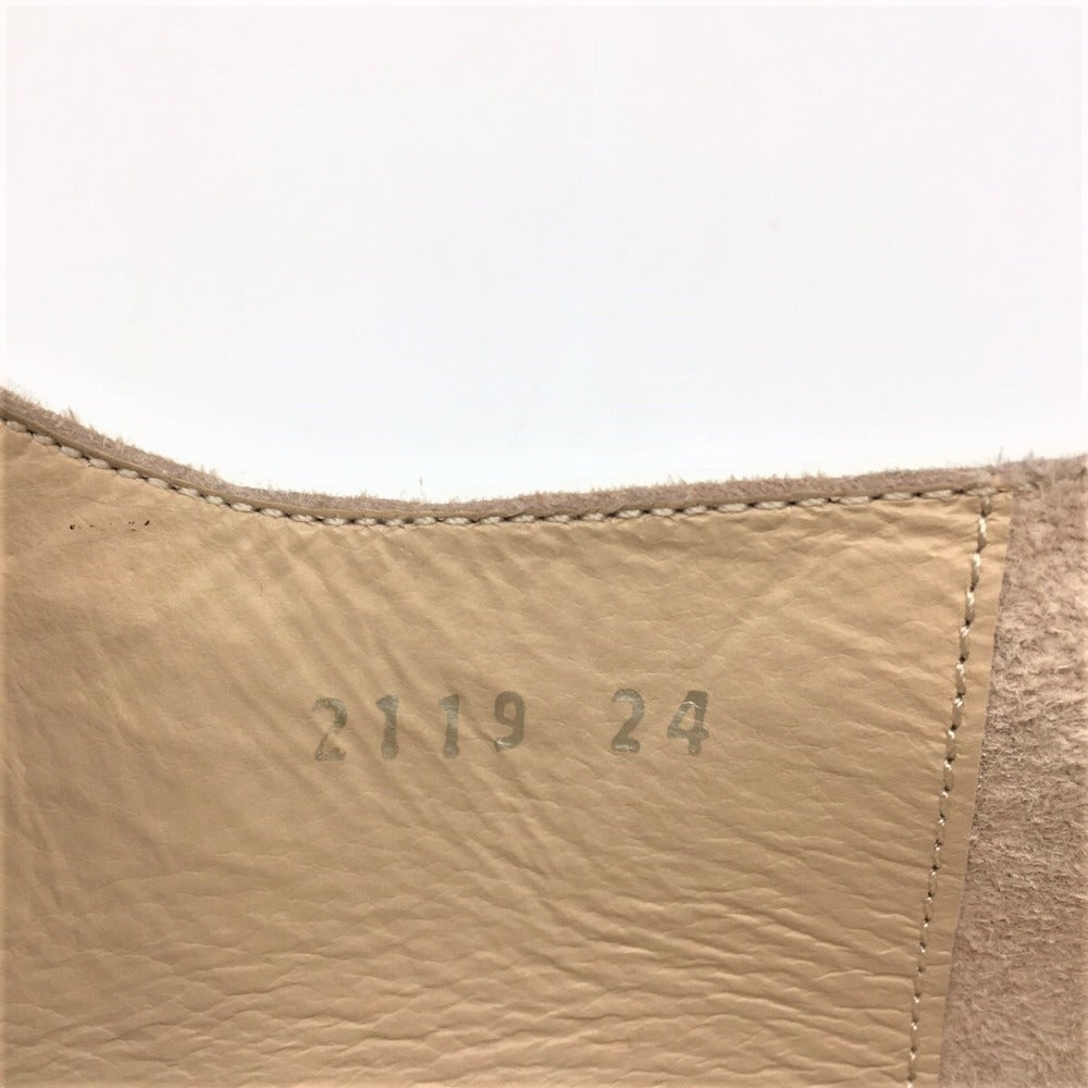 MARGARET HOWELL idea (マーガレットハウエル アイデア) レザーシューズ MARGARET HOWELL idea レースアップシューズ MH2119 ホワイト 24.0cm E 長さ26.5cm 美品