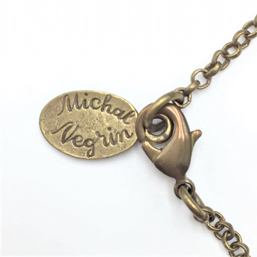 ネックレス Michal Negrin ミハエルネグリン ネックレス ローズ 美品