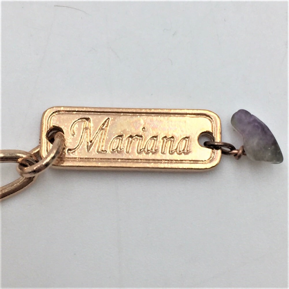 ネックレス Mariana ネックレス マルチカラー フラワー×バタフライ お花×蝶々 美品