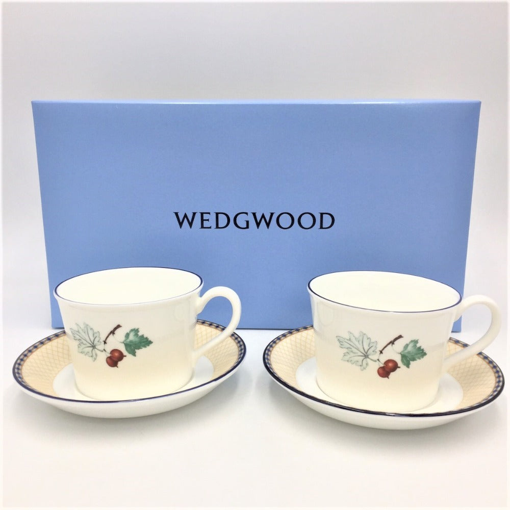 WEDGWOOD WEDGWOOD フルーツシンフォニー(デルフィ) カップ＆ソーサー ...