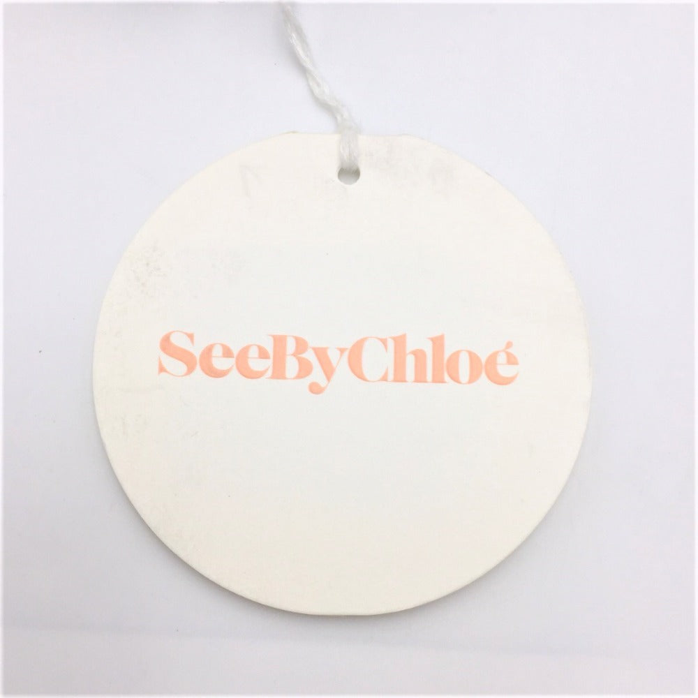 SEE BY CHLOE (シーバイクロエ) トートバッグ SeeByChloe ジョイライダー ナイロントートバッグ ブラック スターチャーム付き