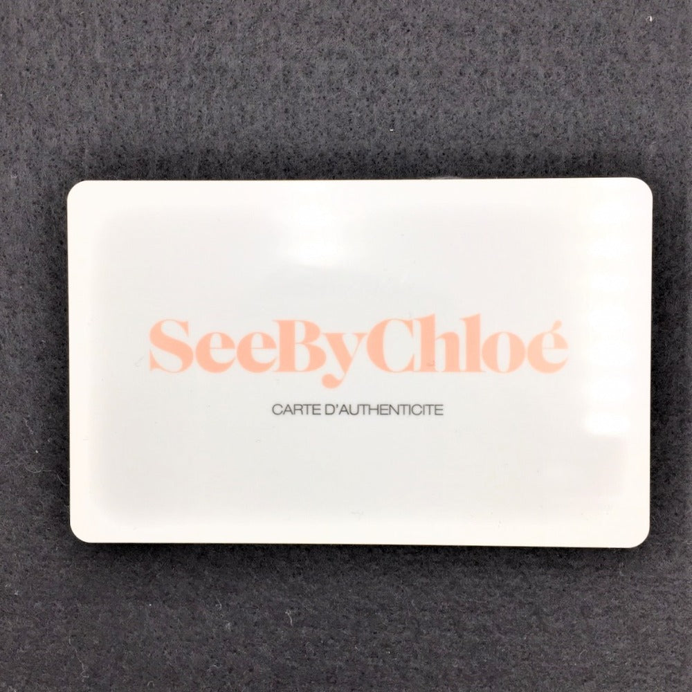 SEE BY CHLOE (シーバイクロエ) リュック・デイパック SeeByChloe ジョイライダー ナイロンバッグパック リュック ブラック スターチャーム付き 美品