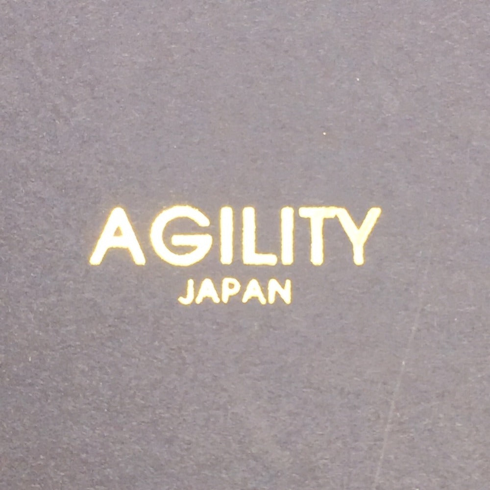 AGILITY (アジリティ) 長財布 AGILITY L字ファスナーウォレット グリーン 9100 9100 美品