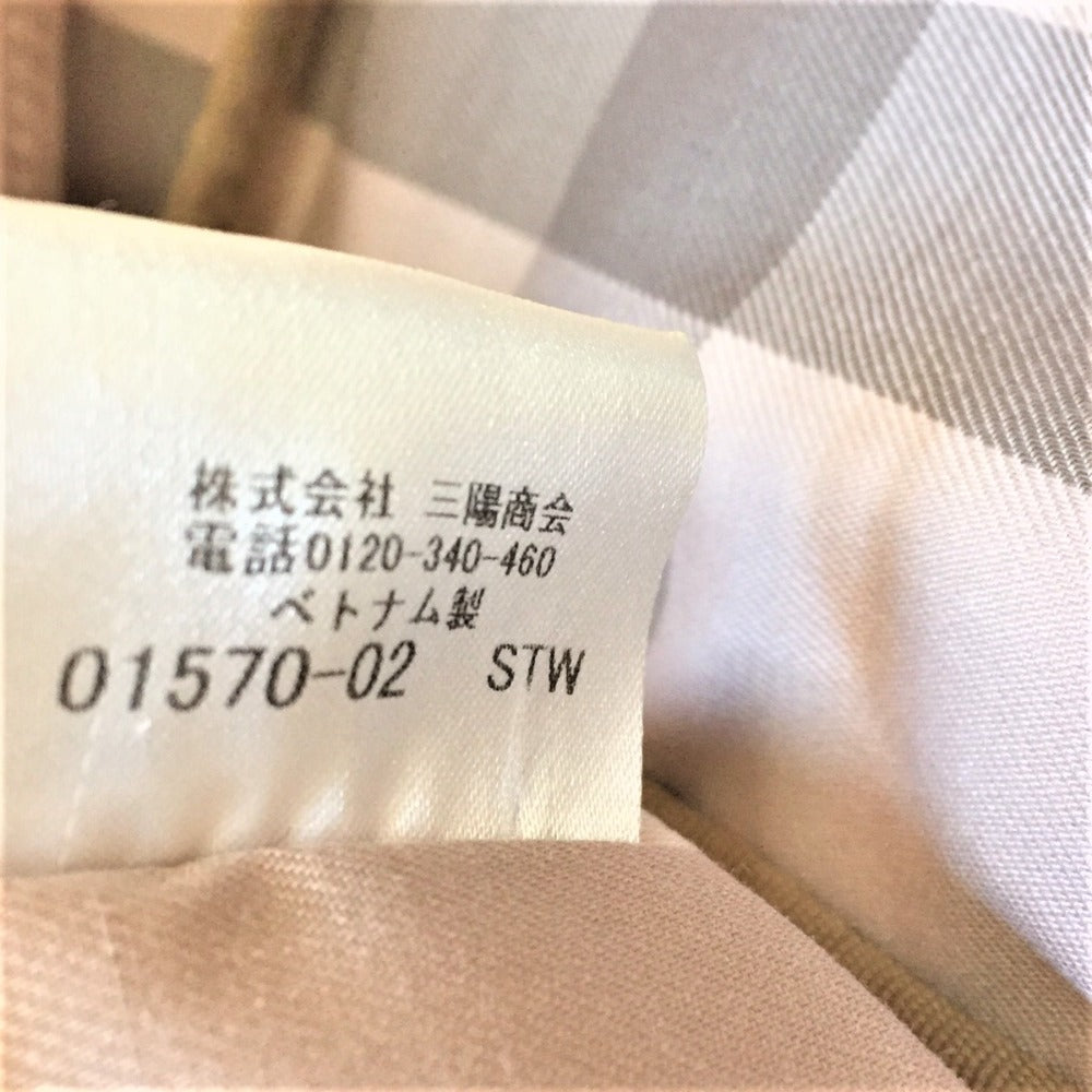 BLUE LABEL CRESTBRIDGE (ブルーレーベルクレストブリッジ) トートバッグ BLUE LABEL CRESTBRIDGE トートバッグ カーキ リボン 55122-704 三陽商会 55122-704 美品