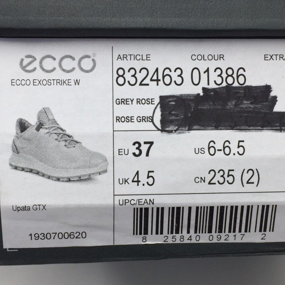 ECCO (エコー) スニーカー GORE-TEXスニーカー EXOSTRIKE W 20SP-1 832463-01386 グレーローズ 37 23.5cm 長さ27cm 未使用品