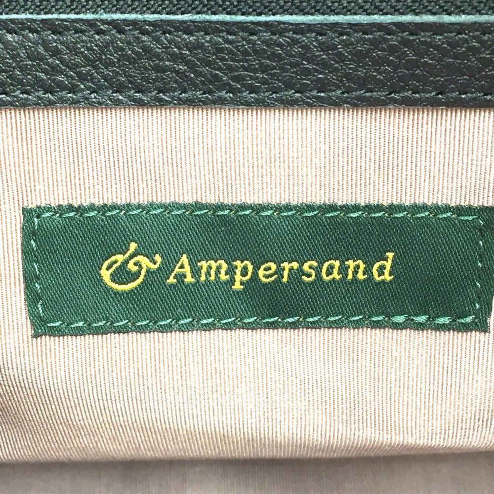 Ampersand (アンパサンド) ハンドバッグ タンニング ドクターバッグ M ブラック AP21-A26 AP21-A26 美品