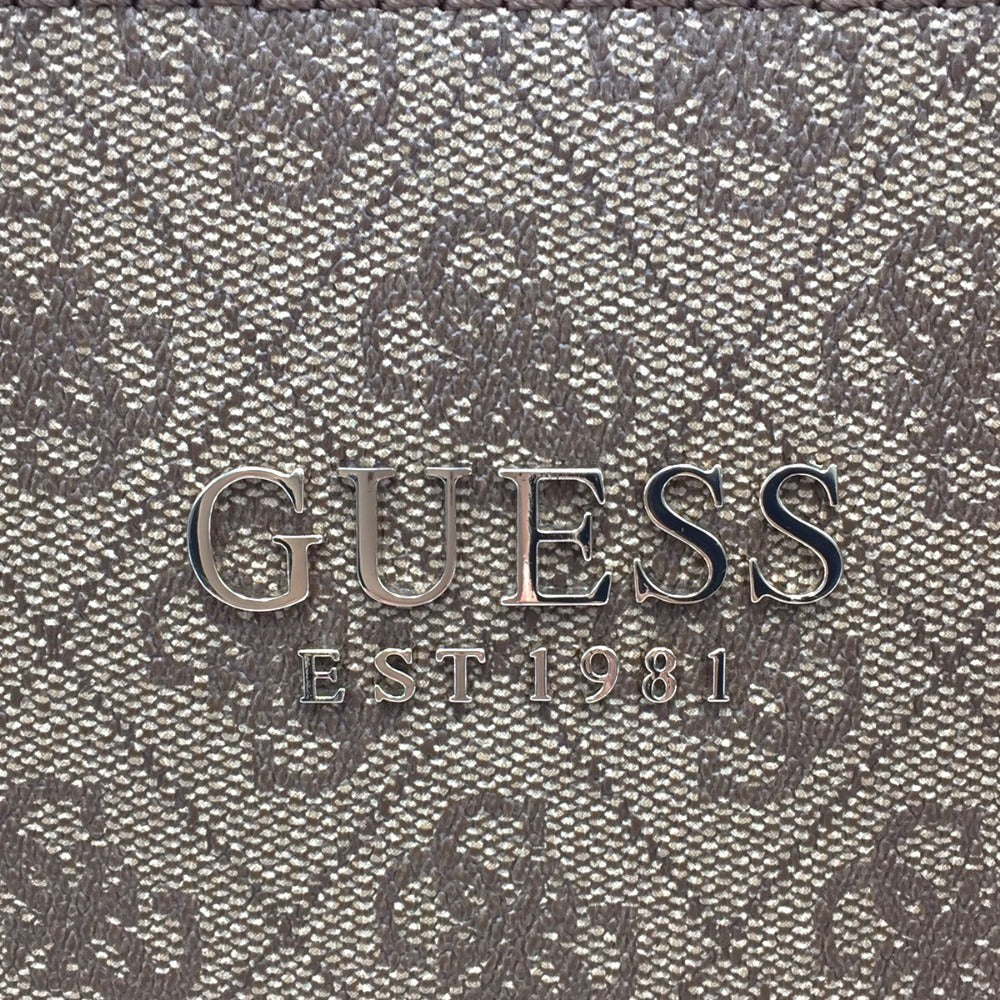 Guess (ゲス) トートバッグ GUESS モノグラム柄トートバッグ モノグラム×オレンジ 11220836/sk669136 美品