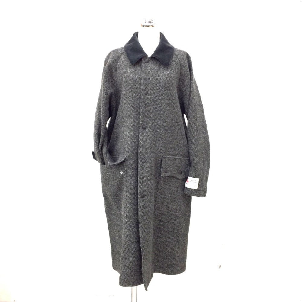 Traditional Weatherwear (トラディショナルウェザーウェア) ステンカラーコート TRADITIONAL WEATHERWEAR  BARGATEコート　34　グレー　G212APFCO123HT 美品