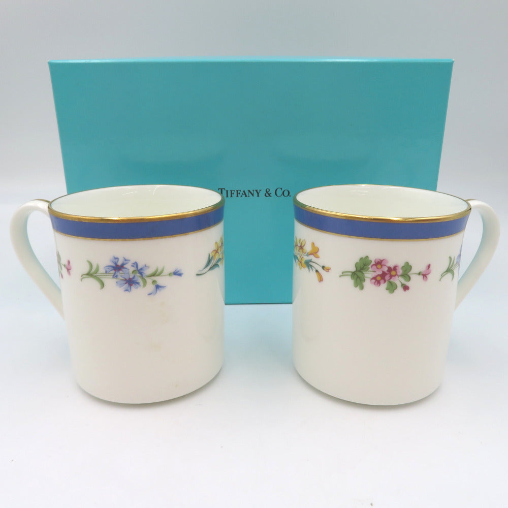 TIFFANY&Co. (ティファニー) マグカップ TIFFANY＆Co. floral ペア