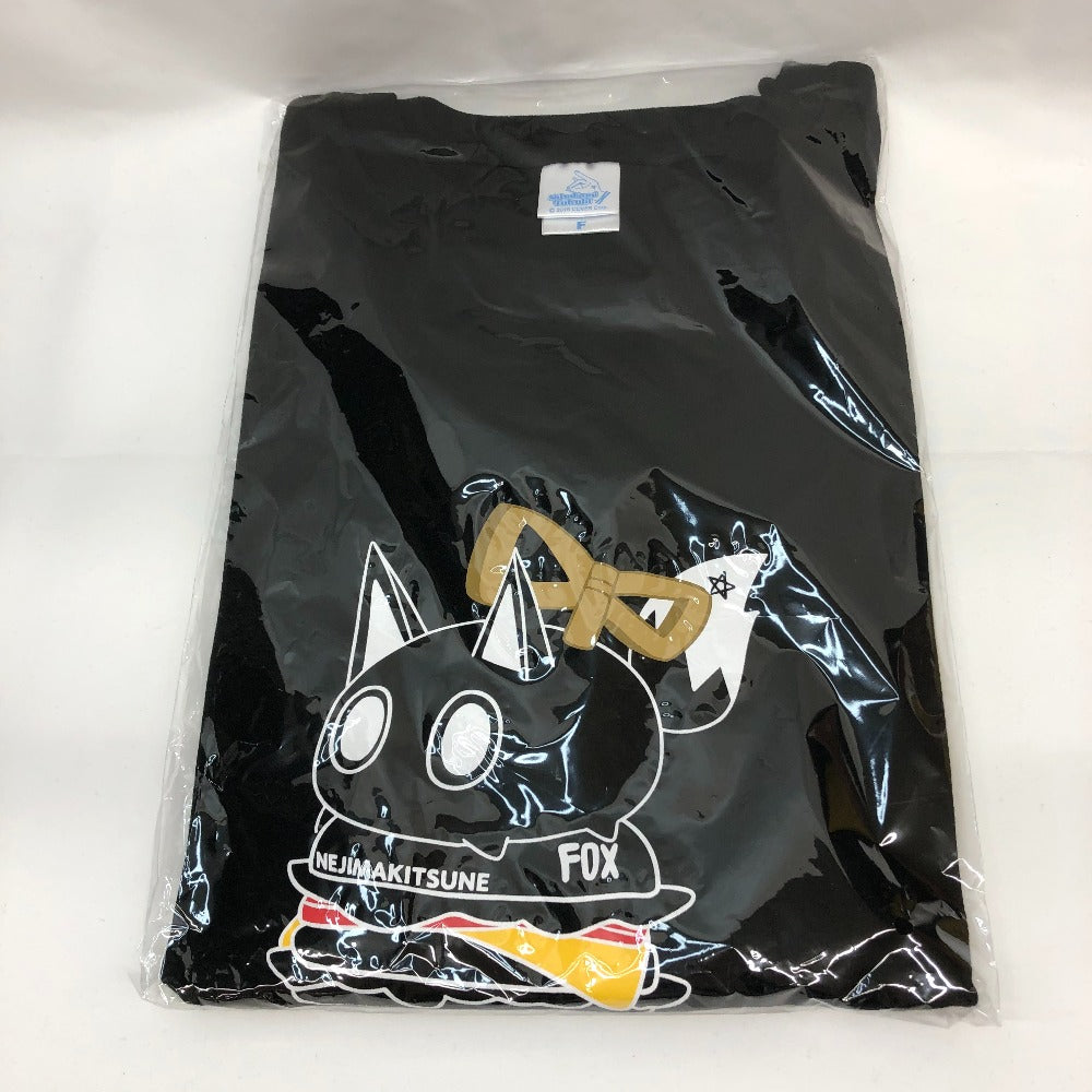 白上フブキ ネジマキツネTシャツ ブラック フリーサイズ 「バーチャル