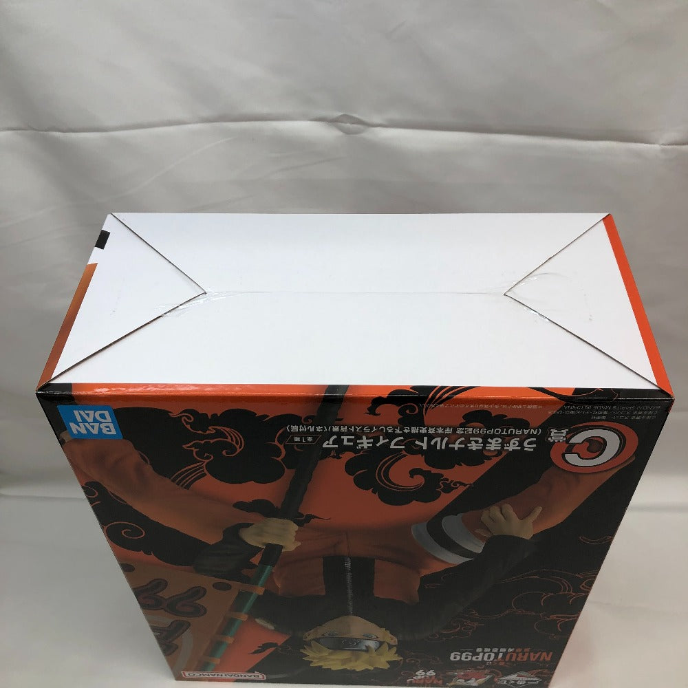 BANDAI (バンダイ 一番くじ) フィギュア うずまきナルト(NARUTOP99記念 岸本斉史描き下ろしイラスト背景パネル付属) 「一番くじ NARUTOP99 -豪華絢爛忍絵巻-」 C賞 フィギュア 未使用品