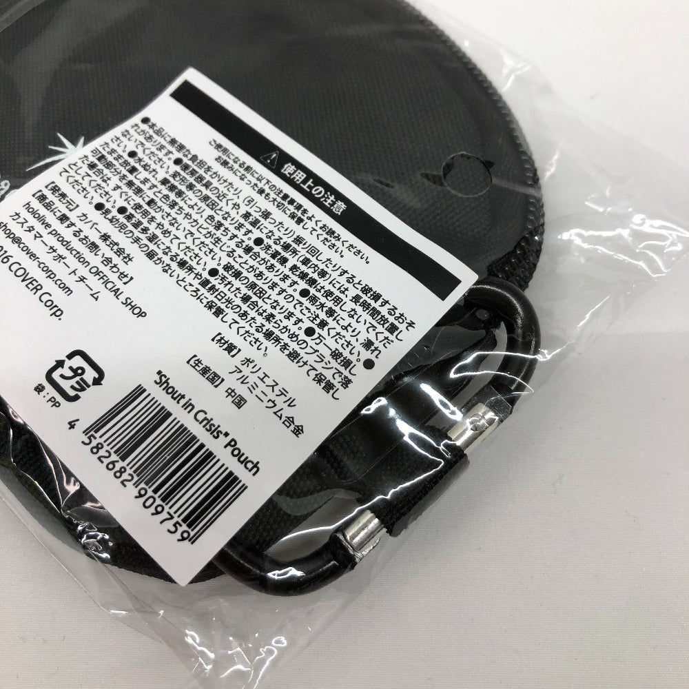 キャラクターグッズ イベントロゴ ”Shout in Crisis” Pouch(ポーチ) 「バーチャルYouTuber ホロライブ 星街すいせい 2nd Solo Live ”Shout in Crisis”」 未使用品