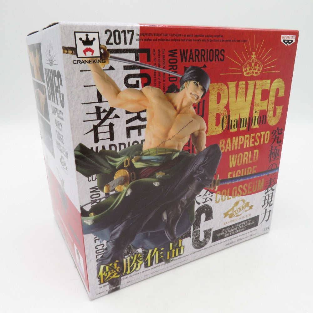 ワンピース BANPRESTO WORLD FIGURE COLOSSEUM 造形王頂上決戦 vol.1 ロロノア・ゾロ BANPRESTO バンプレスト フィギュア 未開封品
