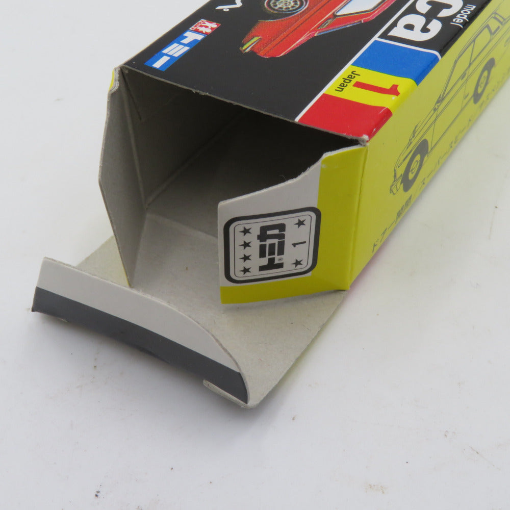 復刻版トミカ黒箱 ブルーバードSSSクーペ レッド TOMICA トミカ 1