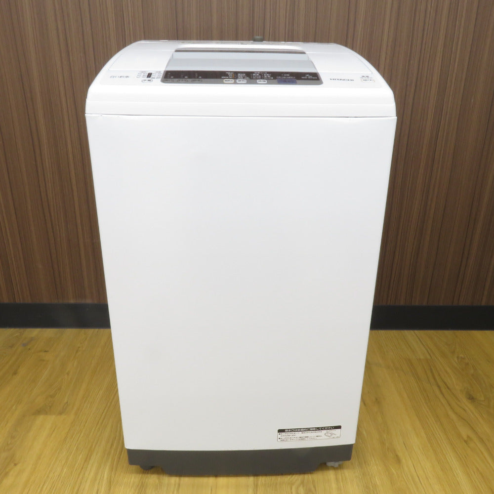 日立 - 2021年購入　日立全自動洗濯機7.0kg　浸透シャワー洗浄　NW-Z70E7 Amazon | 日立 7．0kg全自動洗濯機 keyword 白い約束 キーワード
