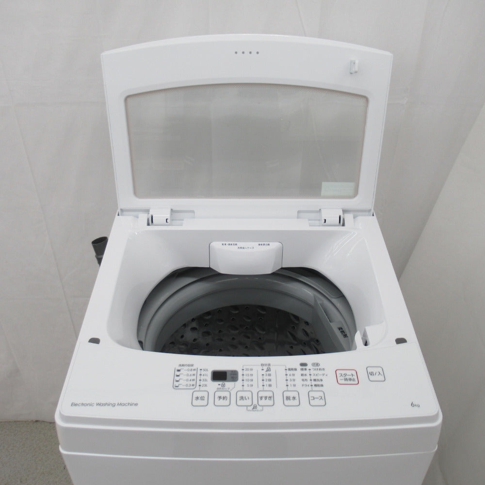 NITORI ニト 全自動電気洗濯機 NTR-60 6.0kg 2019年製 ホワイト 簡易 