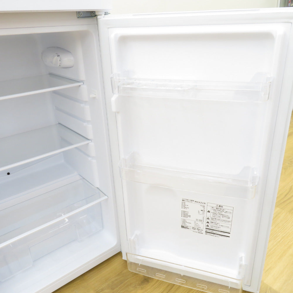 maxzen マクスゼン 冷蔵庫 直冷式 138L 2ドア JR138ML01WH 2023年製 