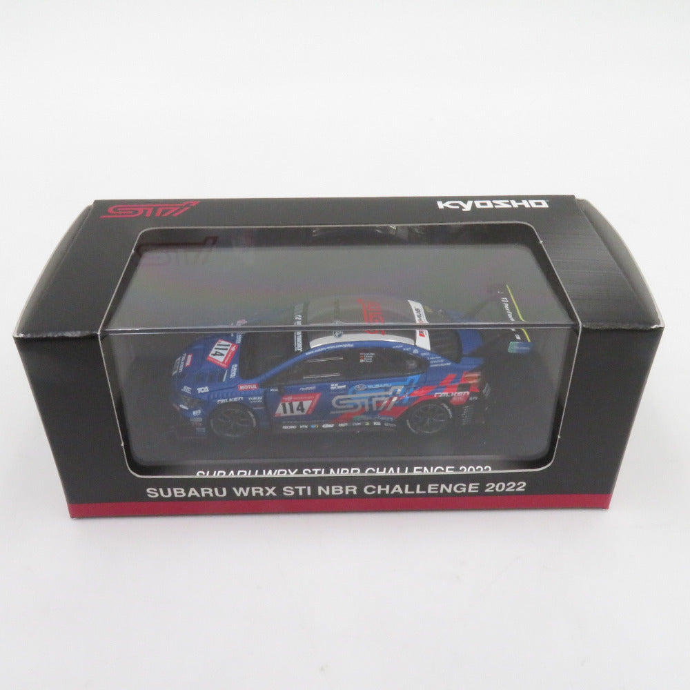 1/64 SUBARU WRX STI NBR CHALLENGE 2022 No.17 外箱・冊子付 京商 キョウショウ 模型 美品