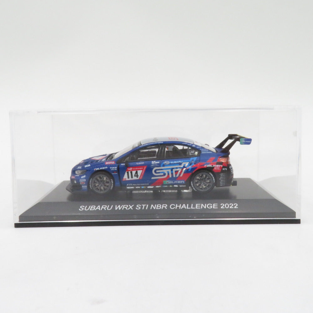 1/64 SUBARU WRX STI NBR CHALLENGE 2022 No.17 外箱・冊子付 京商 キョウショウ 模型 美品