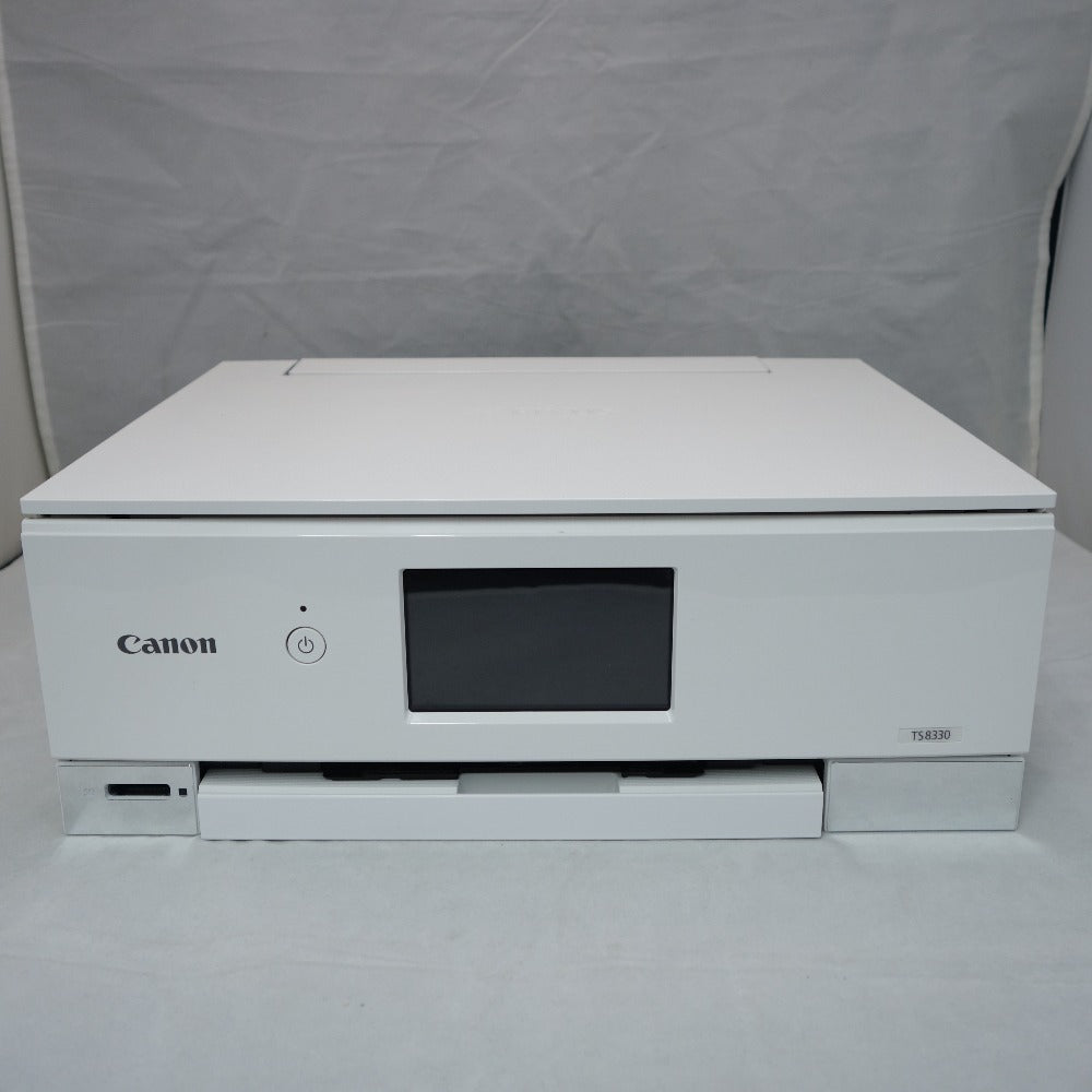 ジャンク品 CANON (キャノン) PIXUS インクジェット複合機 プリンター ホワイト A4 TS8330