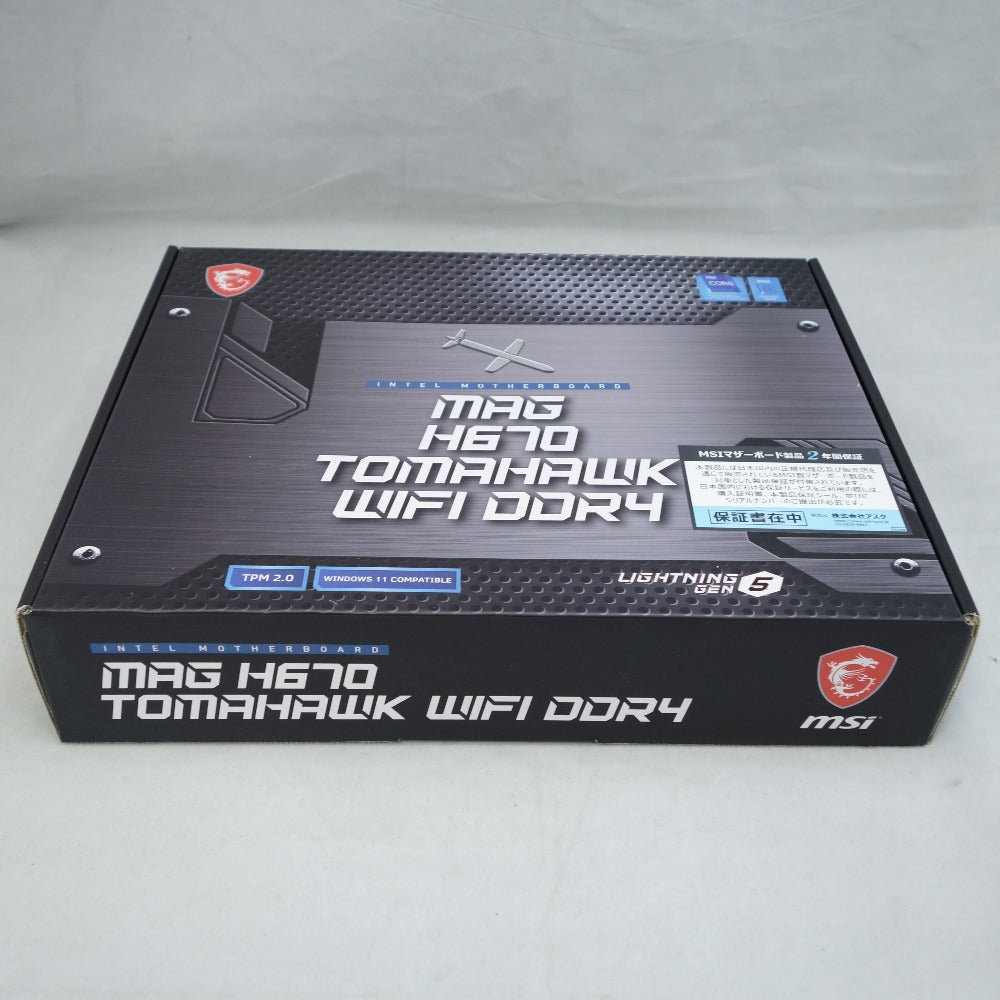 ジャンク品 MSI (エムエスアイ) マザーボード MAG H670 TOMAHAWK WIFI DDR4 ATX / LGA1700 / DDR4 ジャンク