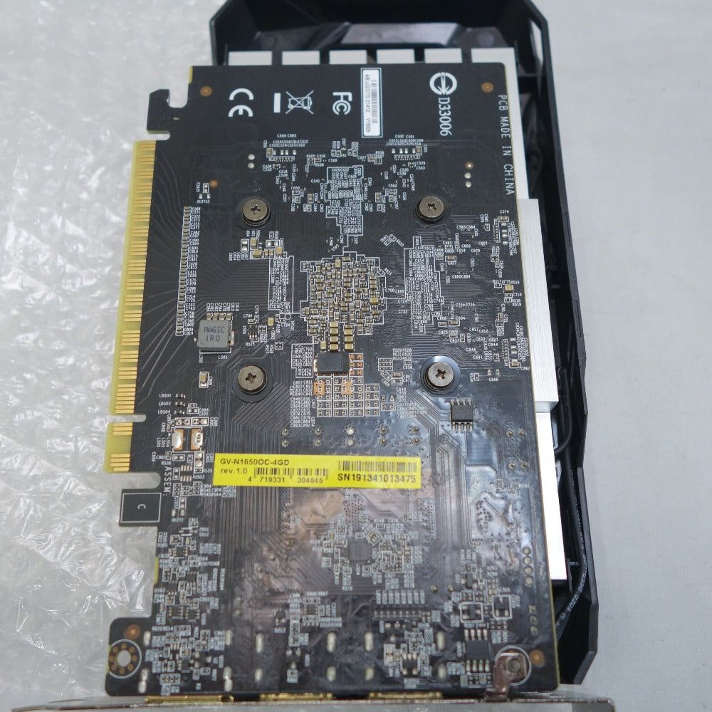 GIGA-BYTE ギガバイト グラフィックボード GTX1650 GDDR5 4GB デュアルファン GV-N1650OC-4GD