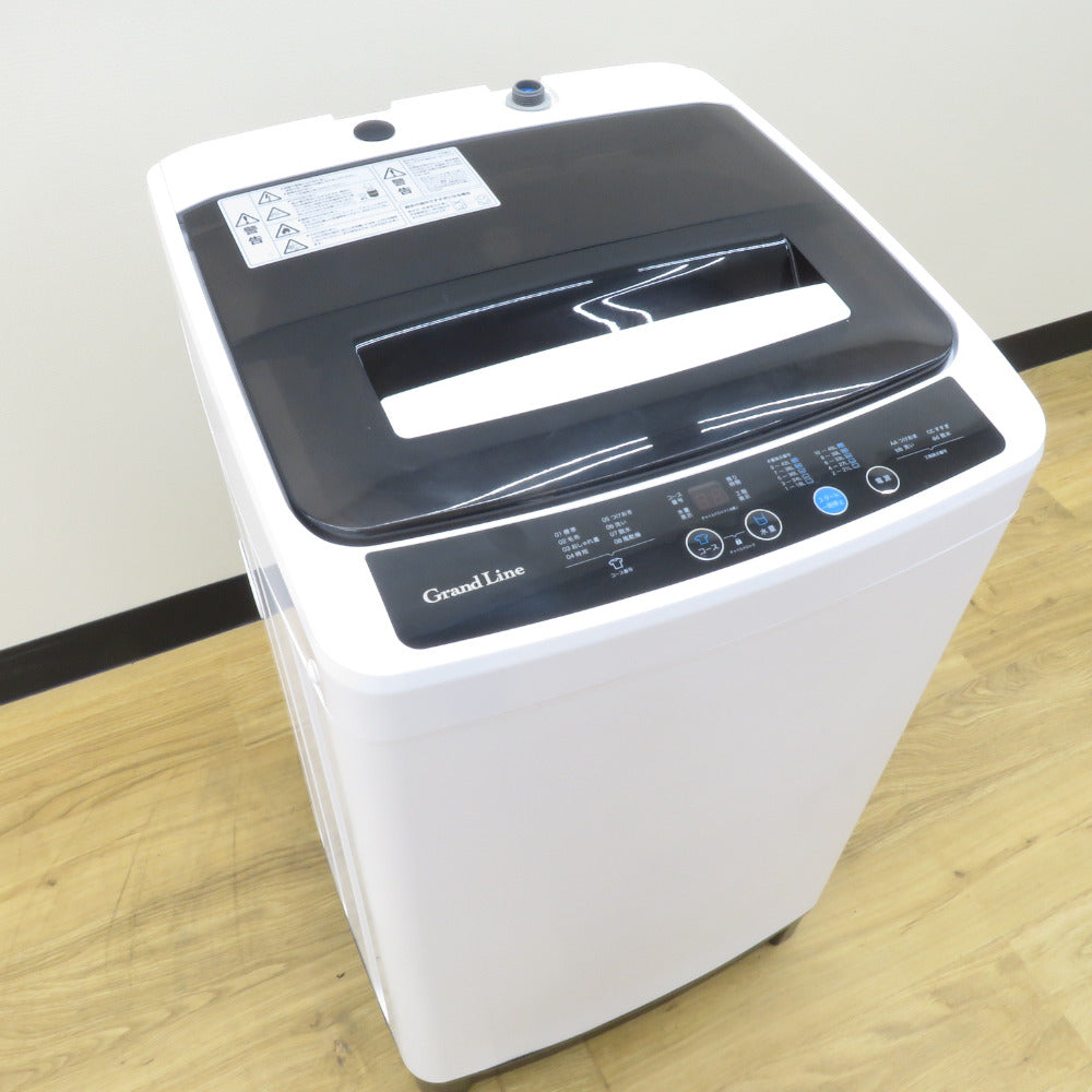 A-Stage エーステージ（家電） 洗濯機 全自動電気洗濯機 AS-WM50WT-100 5.0Kg 2022年製 ホワイト簡易乾燥機能付 一人暮らし 洗浄・除菌済み