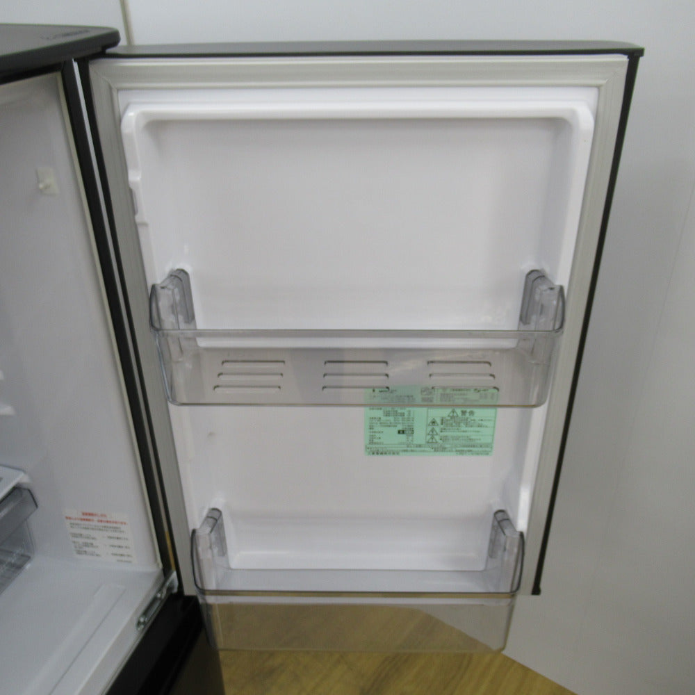 MITSUBISHI 三菱電機 ミツビシ 冷蔵庫 146L 2ドア MR-P15EG-B ブラック 2021年製 一人暮らし 洗浄・除菌済み
