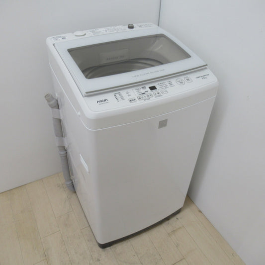 AQUA アクア 全自動洗濯機 7.0kg AQW-GV7E7 ホワイト 2019年製 一人暮らし 洗浄・除菌済み