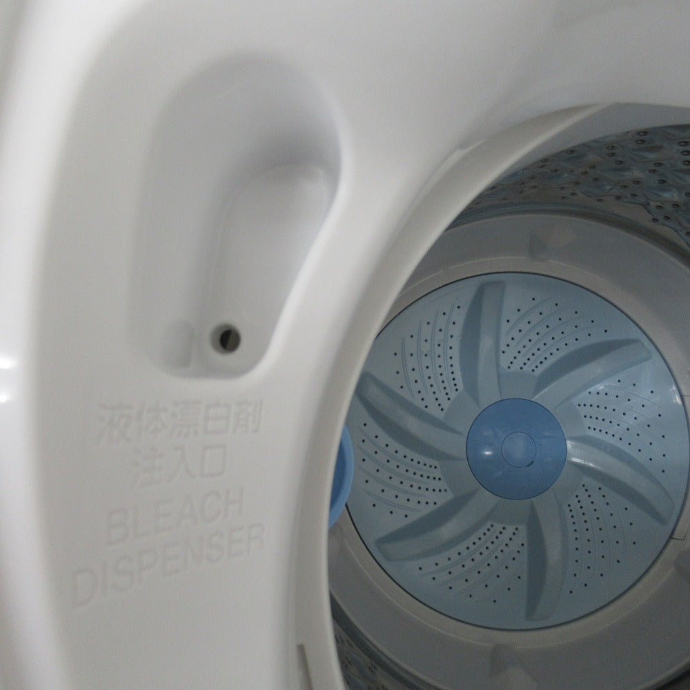 TOSHIBA 東芝 全自動電気洗濯機 AW-5G6 5.0kg 2019年製 グランホワイト 簡易乾燥機能付 一人暮らし 洗浄・除菌済み