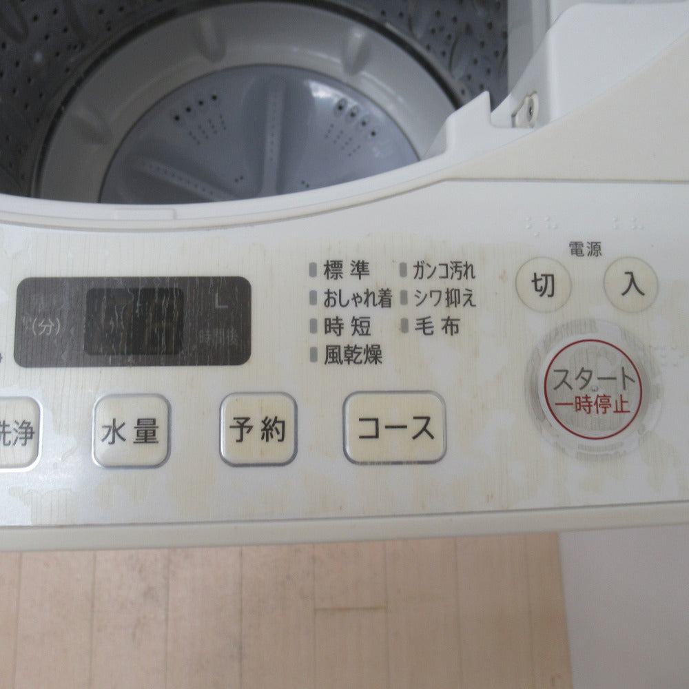 SHARP シャープ 全自動洗濯機 5.5kg ES-GA5B 送風・簡易乾燥 2018年製 