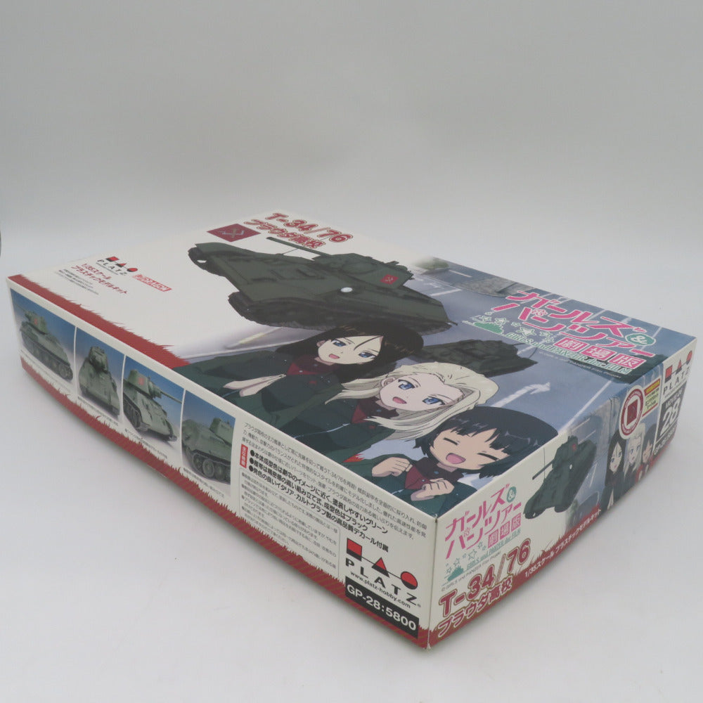 1/35 T-34/76 プラウダ高校 ガールズ＆パンツァー劇場版 特典付き 開封済み 未組立品 プラッツ GP-28 プラモデル 美品