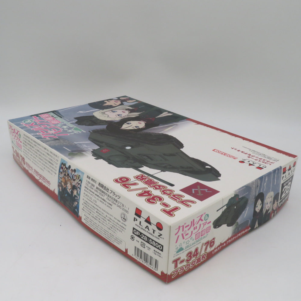1/35 T-34/76 プラウダ高校 ガールズ＆パンツァー劇場版 特典付き 開封済み 未組立品 プラッツ GP-28 プラモデル 美品
