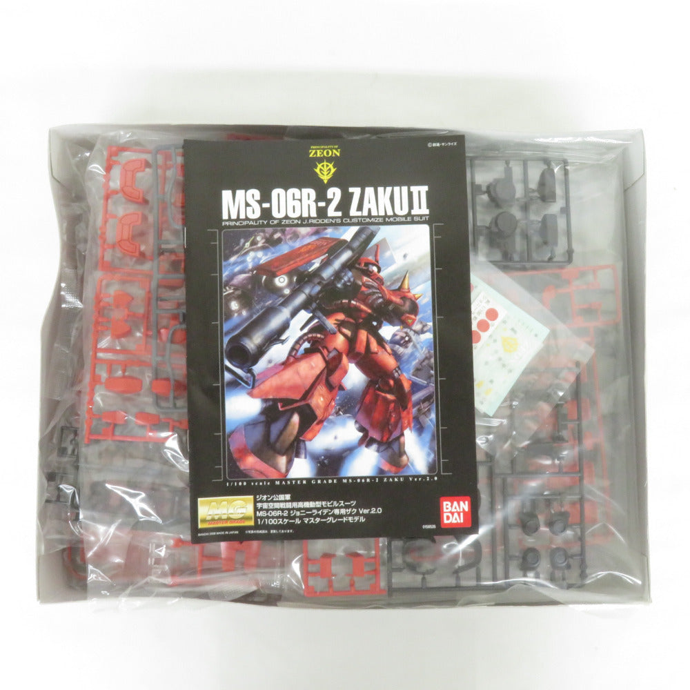 1/100 MG MS-06R-2 高機動型ザクII ジョニー・ライデン専用機 Ver.2.0 「機動戦士ガンダム」 BANDAI バンダイ プラモデル 美品