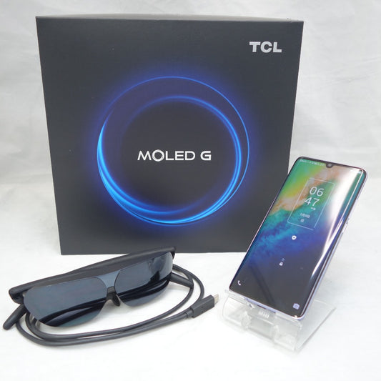 TCL (ティーシーエル) Androidスマホ TCL MOLED G [SIMフリー版] TCL10 Plus バイオレット + VRグラス セット T782P