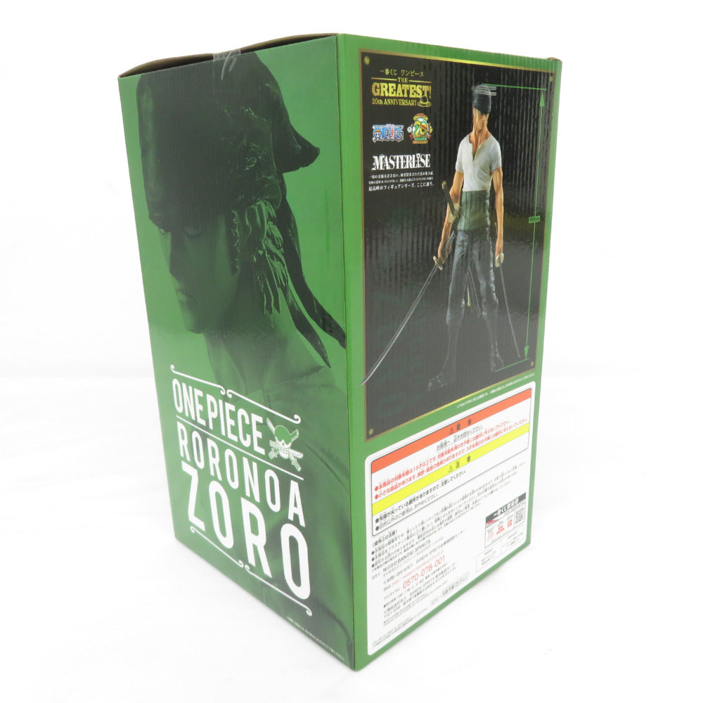 ワンピース THE GREATEST! 20th ANNIVERSARY　B賞 ロロノア・ゾロ フィギュア～はじめての仲間！MASTERLISE BANDAI バンダイ 一番くじ フィギュア 未開封品