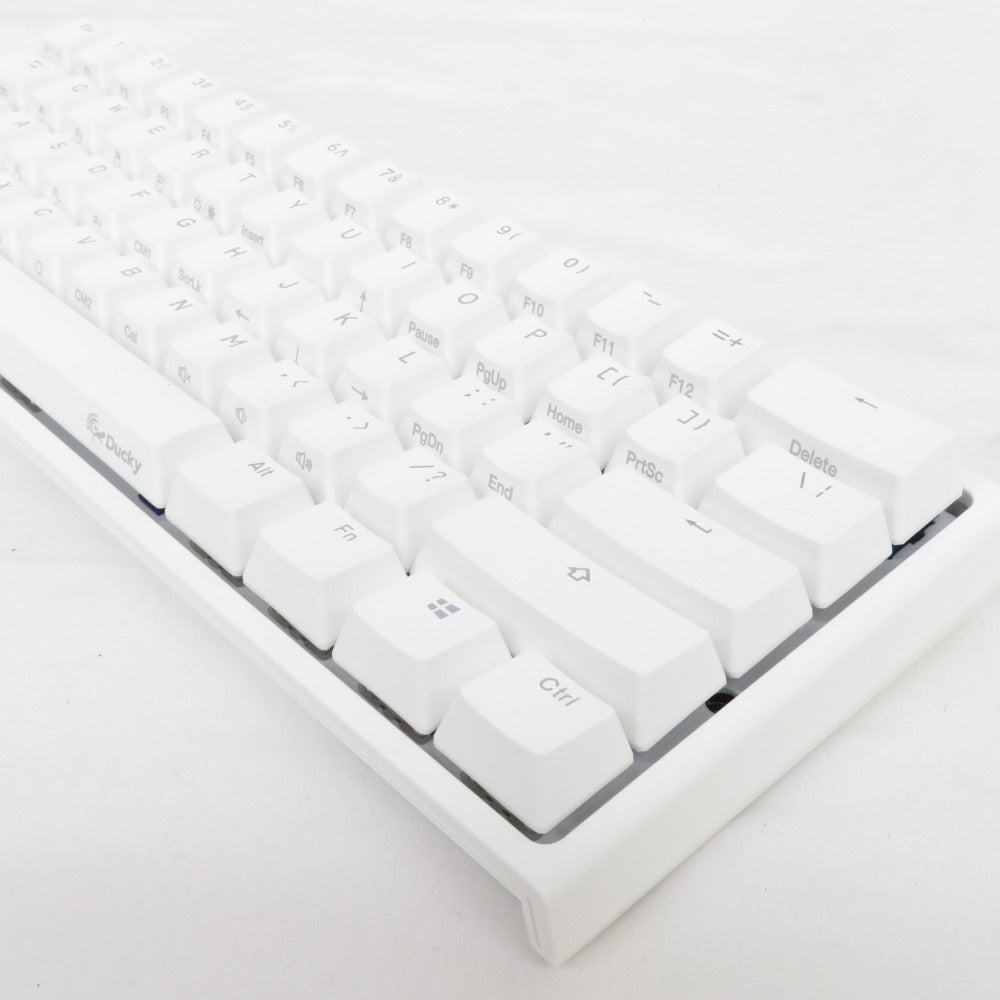 ゲーミングキーボード One 2 Mini RGB Pure White 銀軸 有線 dk-one2 